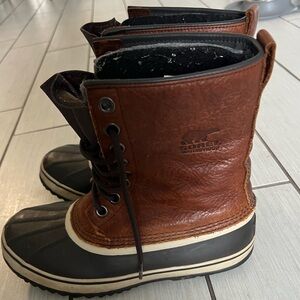 Sorel shoes leather boots with waterproof materials unisex